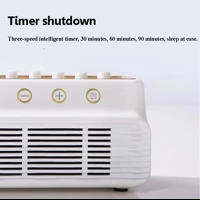 Calm & Clever™ White Noise Bluetooth Speaker – Tranquil Sound Companion (White & Green)