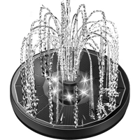 Solar fountain pump LED