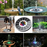 Solar fountain pump LED