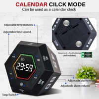 Hexagon Digital Flip Timer