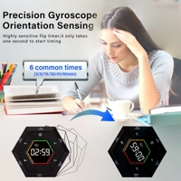 Hexagon Digital Flip Timer