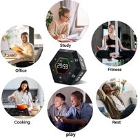 Hexagon Digital Flip Timer