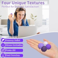8pcs Anti-Anxiety silicone magnetic sensory fidget balls