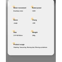 TurboClean™ Mini Vacuum – Powerful Cordless Dust Blaster (for Car & Home)