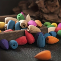 Mountain Flow Backflow Incense Fountain – Zen Waterfall Burner + 60 Natural Cones