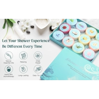 Aromatherapy Shower Steamers Set – 12 Scents of Pure Shower Bliss