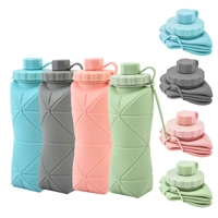 Collapsible Silicone Travel Bottle – Space-Saving & Stylish Hydration