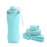 Collapsible Silicone Travel Bottle – Space-Saving & Stylish Hydration