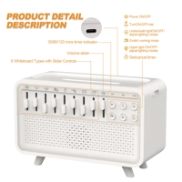 4-in-1 HiFi Bluetooth White Noise Machine – Sleep Deeper, Breathe Easier, Live Calmer