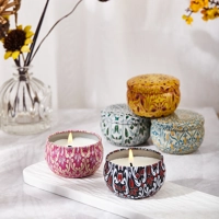 12pcs Set of Scented Aromatherapy Candles in Decorative Tins