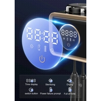 Smart Wall-Mounted Toothbrush Sterilizer & Dispenser Station