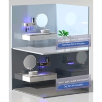 Smart Wall-Mounted Toothbrush Sterilizer & Dispenser Station