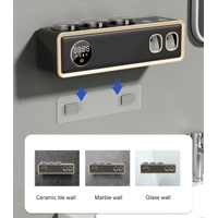 Smart Wall-Mounted Toothbrush Sterilizer & Dispenser Station