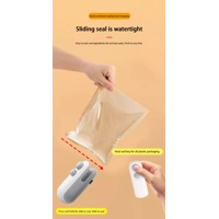 USB Rechargeable Mini Bag Sealer – Keep Your Food Fresh Anytime, Anywhere