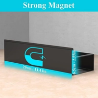 Magnetic Wall-Mounted Storage Rack – Sleek, Strong & Space-Saving (Small, Large, or Combo Set)