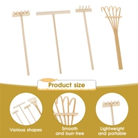 Mini Zen Garden Rake Tool Set – 4-Piece Wooden Kit