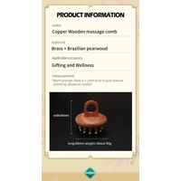 Copper-Wood Gua Sha Massage Comb – Traditional Healing Meets Modern Wellness