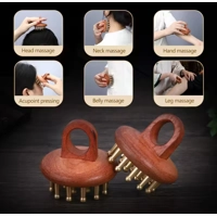Copper-Wood Gua Sha Massage Comb – Traditional Healing Meets Modern Wellness