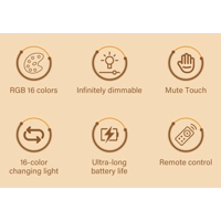 Touch LED Night Light – Soothing Glow for a Serene Space