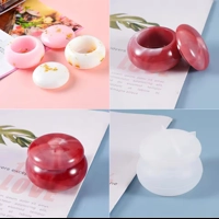 DIY Pudding Jar Silicone Mold with Lid – Create Your Own Calm Keepsake