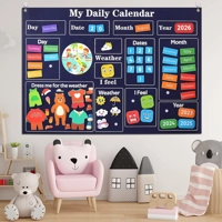 My Daily Calendar Felt Board – Interactive Visual Learning Tool for Kids