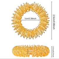 Acupressure Rings – Spiky Sensory Finger Rings for Relaxation & Focus (5–100 PCS, Random Colors)