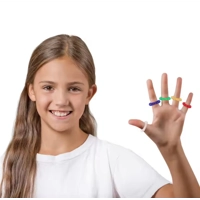 Acupressure Rings – Spiky Sensory Finger Rings for Relaxation & Focus (5–100 PCS, Random Colors)