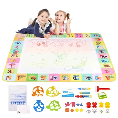 100x80CM Magic Water Drawing Mat – Reusable Doodle Mat wit..