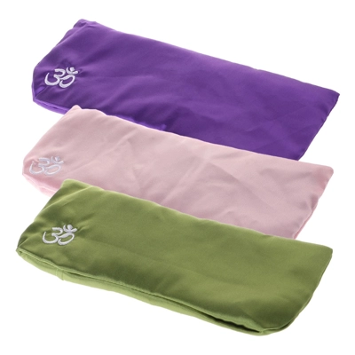 Silk Yoga Eye Pillow – Cassia Seed & Lavender Aromatherapy..