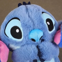 Kawaii Stitch Plush – Baby Sleep Companion with Light, Sound & Breathing Simulation