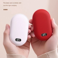 2-in-1 Pebble Hand Warmer & Power Bank – 10,000mAh USB Rechargeable Pocket Comfort