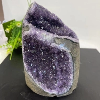 Natural Amethyst Crystal Cluster Geode – From Uruguay | Spiritual Home Décor & Energy Balance