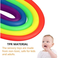 6-Pack Stretchy Fidget Strings – Sensory Stress Relief for Kids & Adults