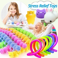 6-Pack Stretchy Fidget Strings – Sensory Stress Relief for Kids & Adults
