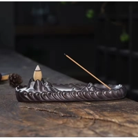 Mountain Backflow Incense Burner – A Misty Escape in Miniature