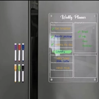 Magnetic Acrylic Weekly Planner – Stay on Track in Style