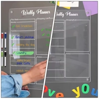Magnetic Acrylic Weekly Planner – Stay on Track in Style