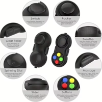 8-in-1 Fidget Controller Pad – Focus, Calm, and Conquer