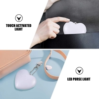 Portable Mini LED Heart-Shaped Touch Light – Calm-Finding Glow in the Dark