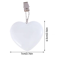 Portable Mini LED Heart-Shaped Touch Light – Calm-Finding Glow in the Dark