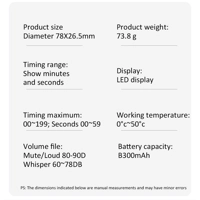 Rotary LED Digital Timer – Sleek Precision for Modern Living