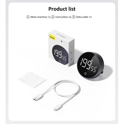 Rotary LED Digital Timer – Sleek Precision for Modern Living Rotary LED Digital Timer – Sleek Precision for Modern Living