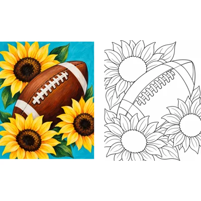 Football & Sunflowers