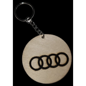 AUDI MDF Keyring