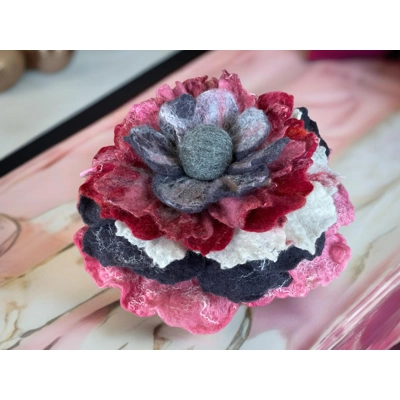 Felted flower room fresheners