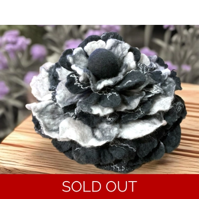 Felted flower room fresheners