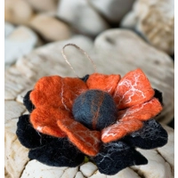 Felted Flower Car Air Freshener