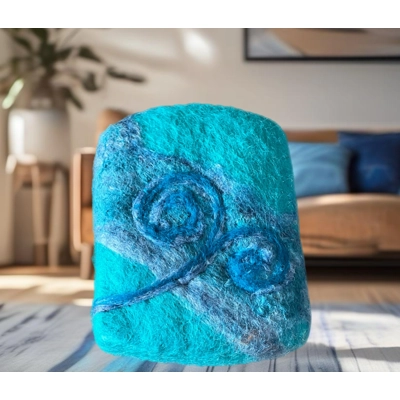 Felted Art Soap soft oakmoss