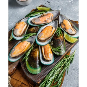 Australian Green Mussels (Shelled, 1KG)