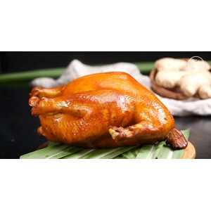 Tea smoked Kampung Chicken (Cooked, Whole)